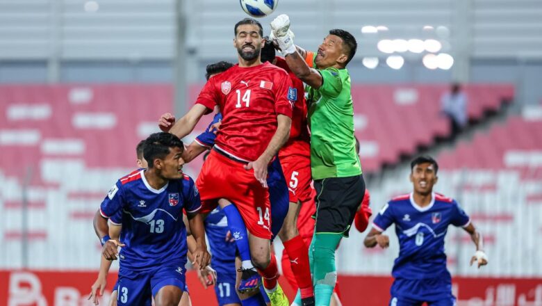 विश्वकप छनोट : बहराइनसँग नेपाल ३-० ले पराजित